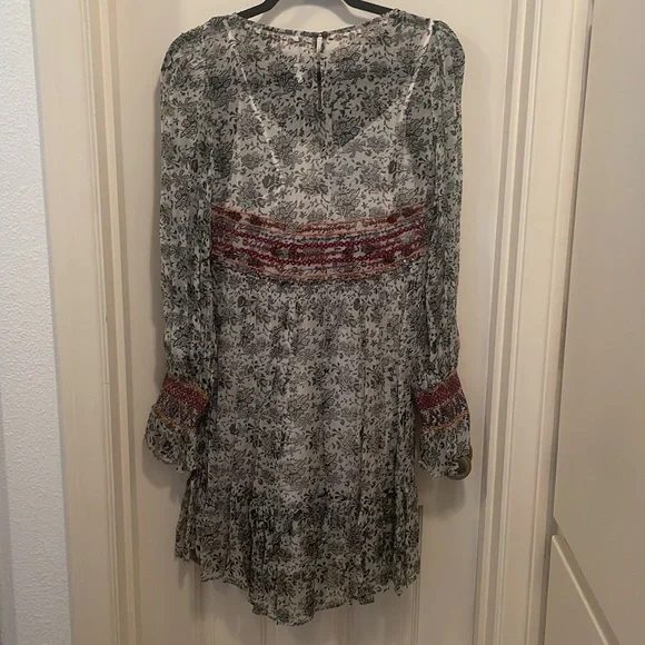 NWT Anthropologie Gisella beaded tunic dress size 0 - Picture 8 of 13